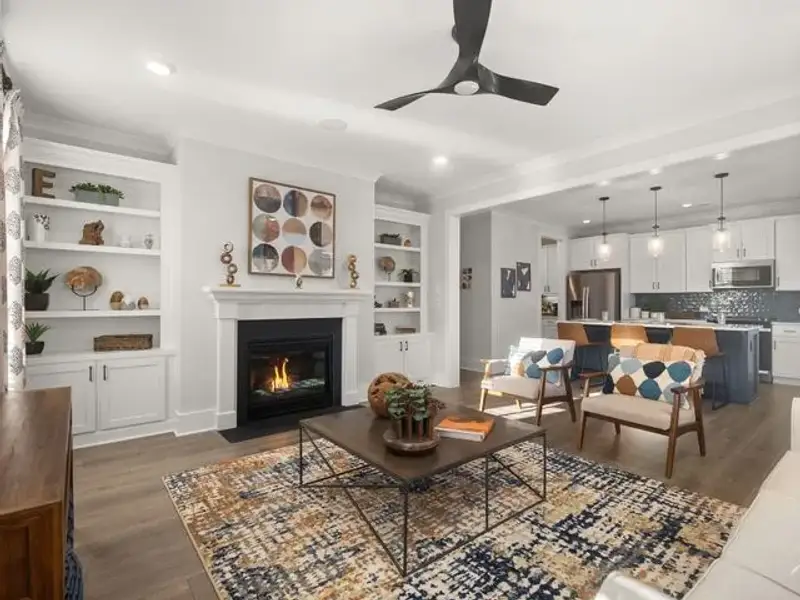 Representative furnished interior of a home built from the Yale by True Homes in The Retreat at Reedy Fork Ranch, Greensboro (Image 2).