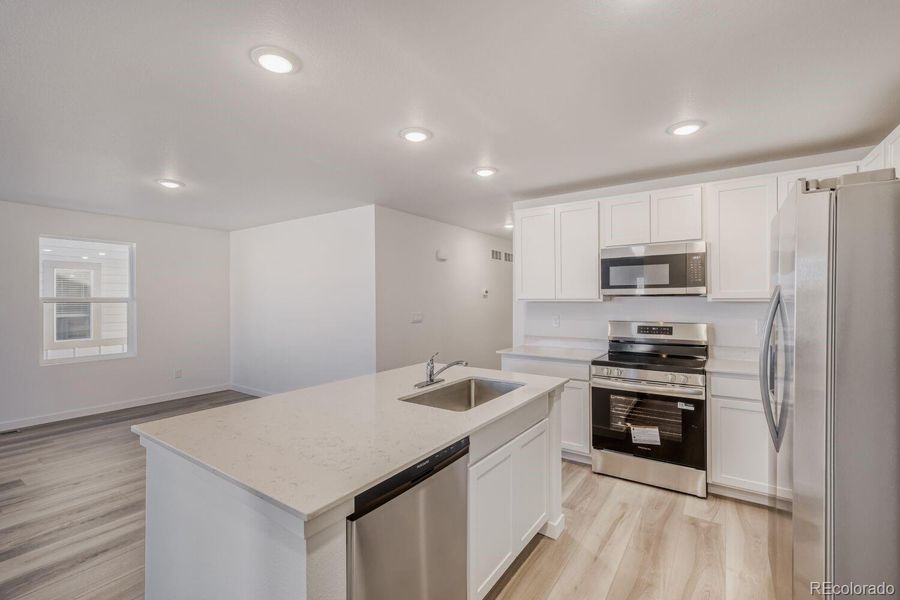 Furnished interior view inside a new home in Percheron, Colorado Springs (Image 5).