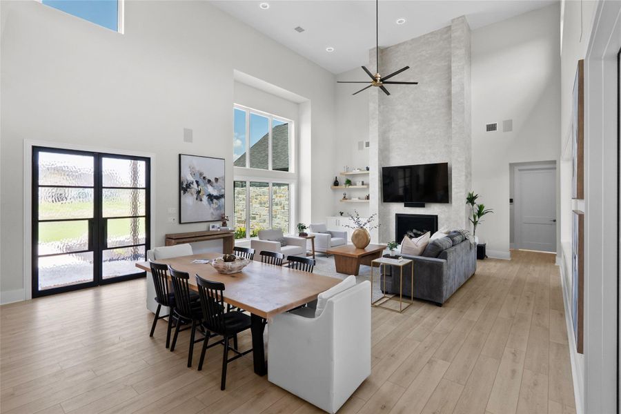 Furnished interior view inside a new home in , College Station (Image 6).