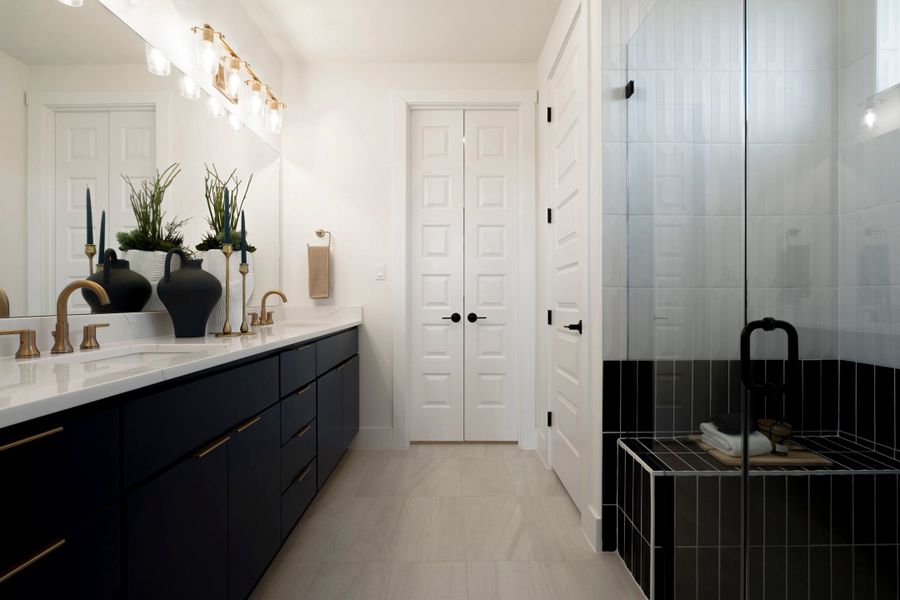 Representative furnished interior of a home built from the Meridian by Tri Pointe Homes in Park Central, Georgetown (Image 45).