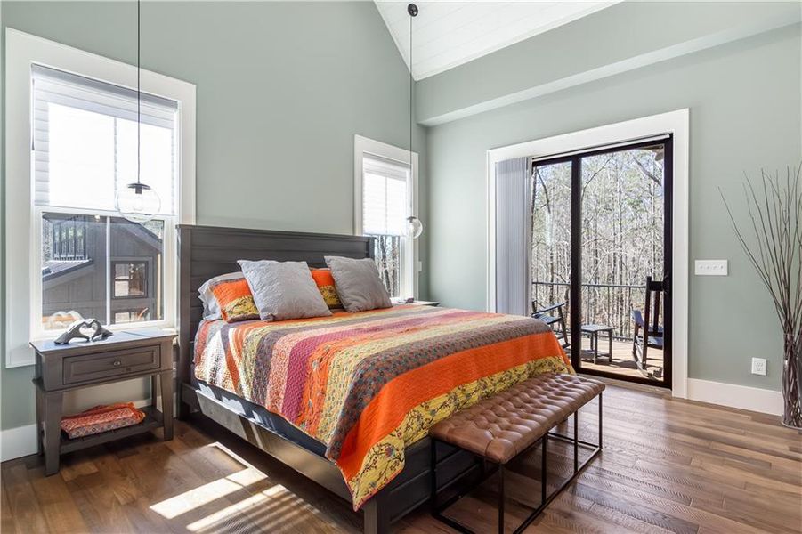 Furnished interior view inside a new home in , Ellijay (Image 50).