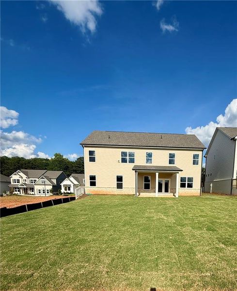Exterior details and patio area of a home in Fowler Farms, Auburn (Image 3).