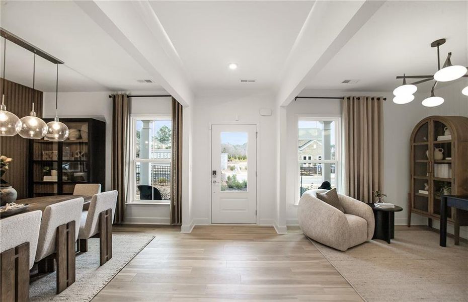 Furnished interior view inside a new home in Anderson Point Estates, McDonough (Image 15).