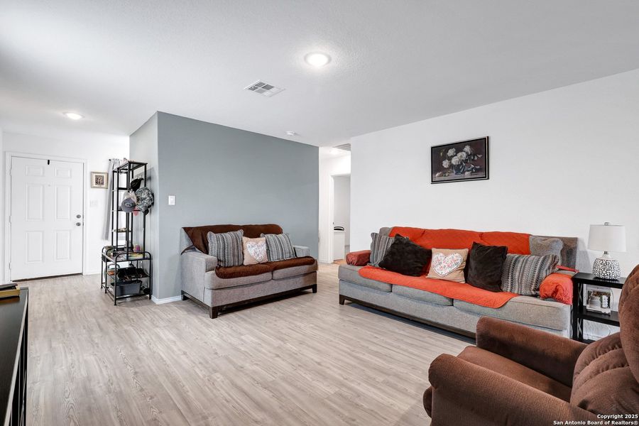 Furnished interior view inside a new home in Crescent Hills: Cottage Collection, San Antonio (Image 9). Furnished interior view inside a new home in Crescent Hills: Cottage Collection, San Antonio (Image 9).