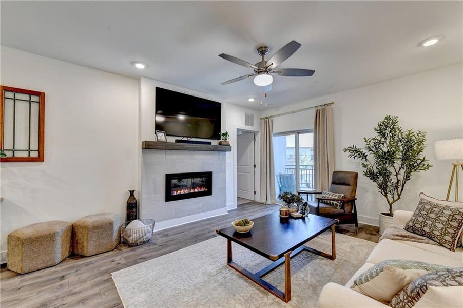 Furnished interior view inside a new home in , Cumming (Image 6). Furnished interior view inside a new home in , Cumming (Image 6).