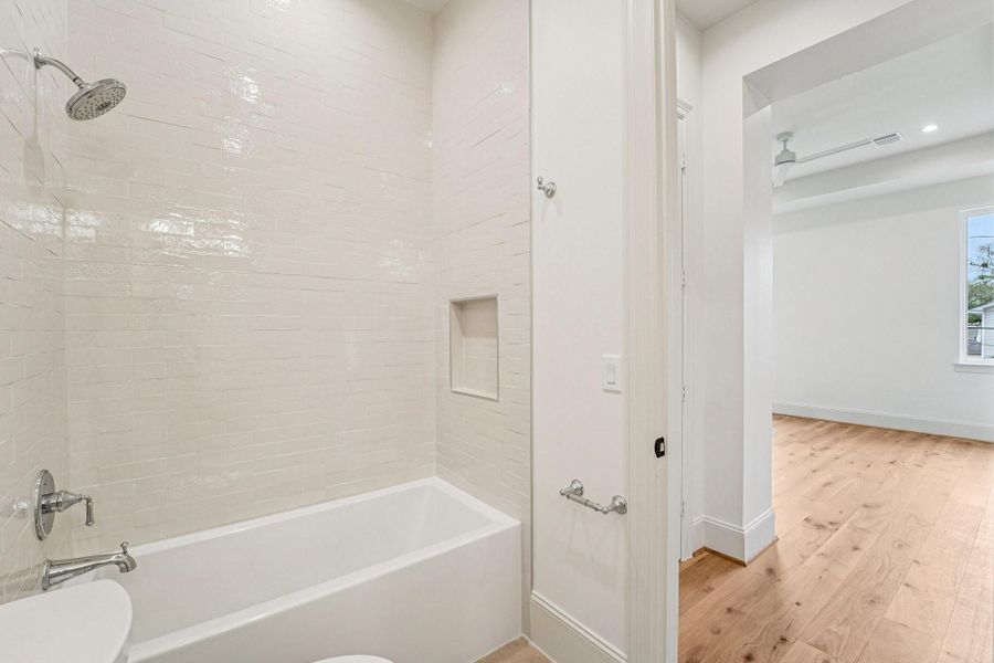 Furnished interior view inside a new home in , Houston (Image 29).