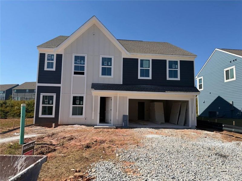 In-progress construction of a new home in Twin Lakes, Hoschton, GA (Image 6).