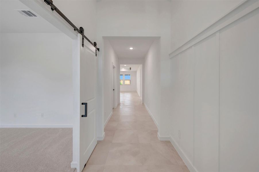 Inviting foyer