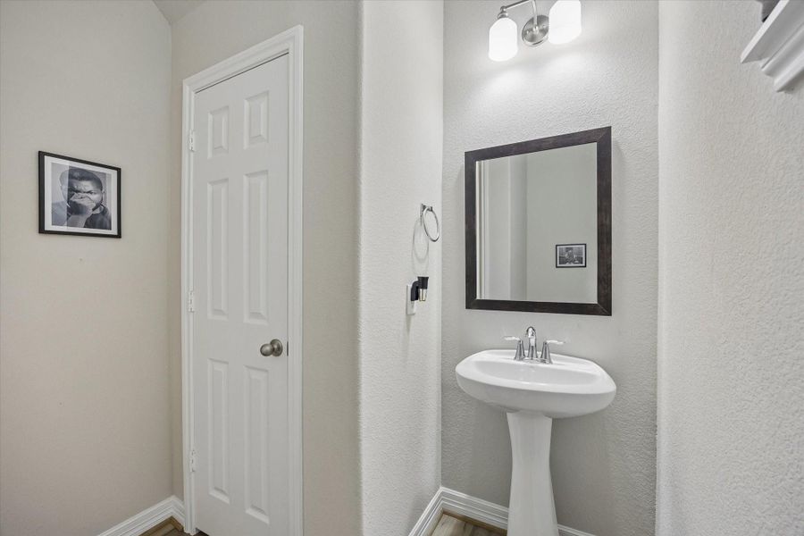 Furnished interior view inside a new home in Westland Ranch, League City (Image 26).
