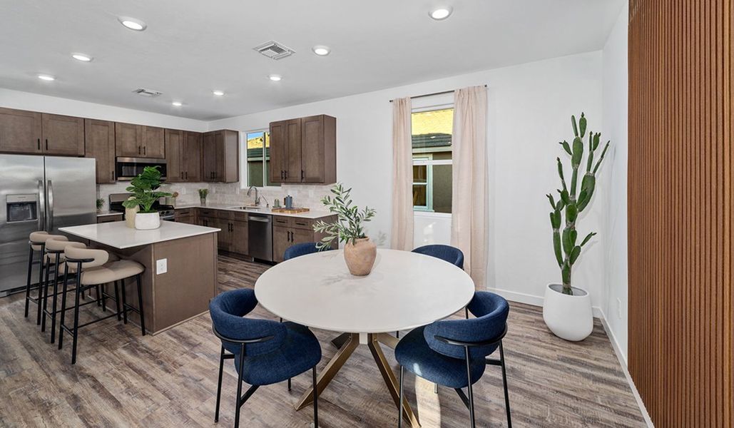 Representative furnished interior of a home built from the Mariposa - C40M by D.R. Horton in Entrada Del Toro at Rancho Sahuarita, Sahuarita (Image 16).