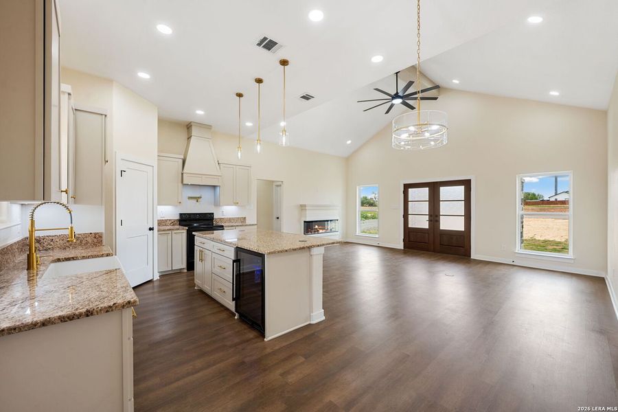 Furnished interior view inside a new home in , Von Ormy (Image 5). Furnished interior view inside a new home in , Von Ormy (Image 5).