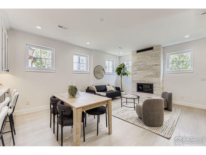 Furnished interior view inside a new home in , Denver (Image 15).