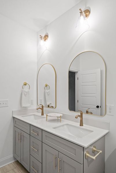 Furnished interior view inside a new home in New Hope Estates, Clarksville (Image 5).