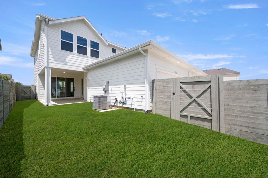 Front exterior of a new home in Terrace Collection at Harvest, Argyle, TX, highlighting curb appeal (Image 19). Front exterior of a new home in Terrace Collection at Harvest, Argyle, TX, highlighting curb appeal (Image 19).