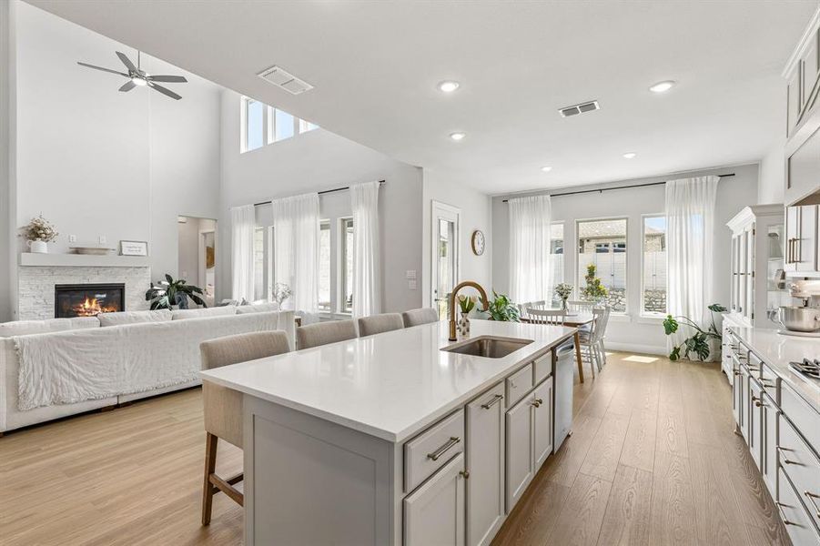 Furnished interior view inside a new home in , McKinney (Image 4).