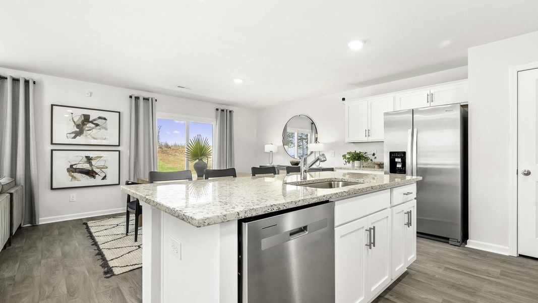 Furnished interior view inside a new home in Willow Mill, Thomasville (Image 10).
