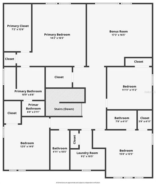 2D floor plan layout of this home in Valri Forest, Valrico, FL (Image 6). 2D floor plan layout of this home in Valri Forest, Valrico, FL (Image 6).