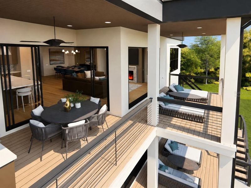 Exterior details and patio area of a home in , St. Petersburg (Image 4).