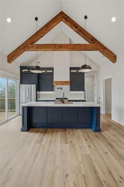 Furnished interior view inside a new home in , Dahlonega (Image 8).