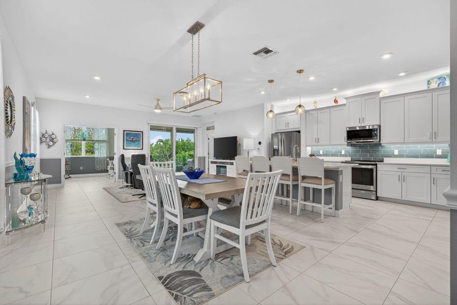 Furnished interior view inside a new home in , Port St. Lucie (Image 51).