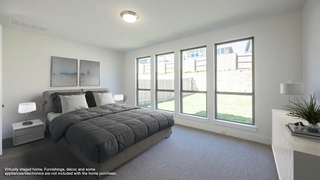 Furnished interior view inside a new home in Easton Park, Austin (Image 8).