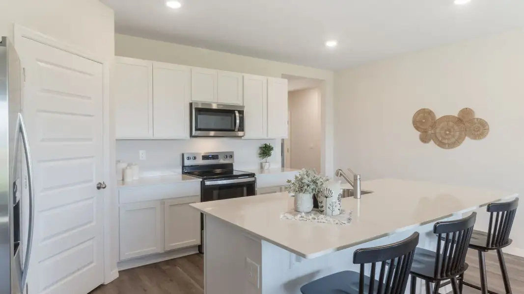 Furnished interior view inside a new home in Hamilton Bluff, Lake Hamilton (Image 18).