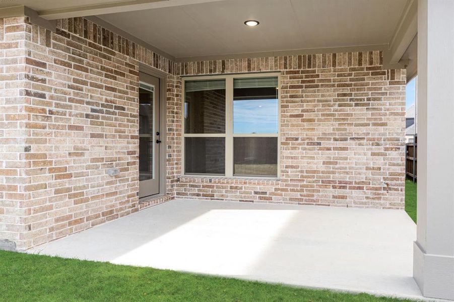 Exterior details and patio area of a home in Silo Mills Classic 50, Joshua (Image 4).