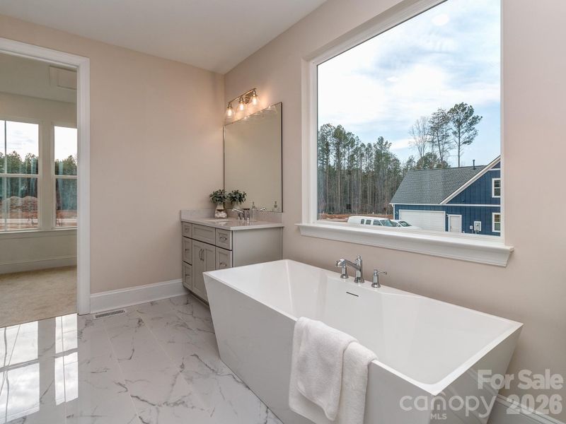Furnished interior view inside a new home in , Gastonia (Image 14).