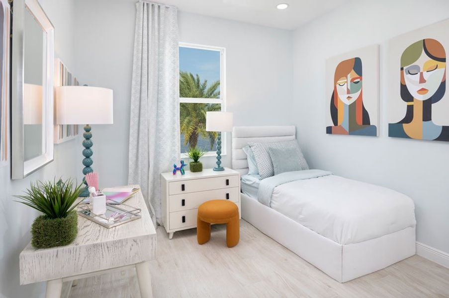 Representative furnished interior of a home built from the Coral by Minto Communities in Westlake, Loxahatchee (Image 3).