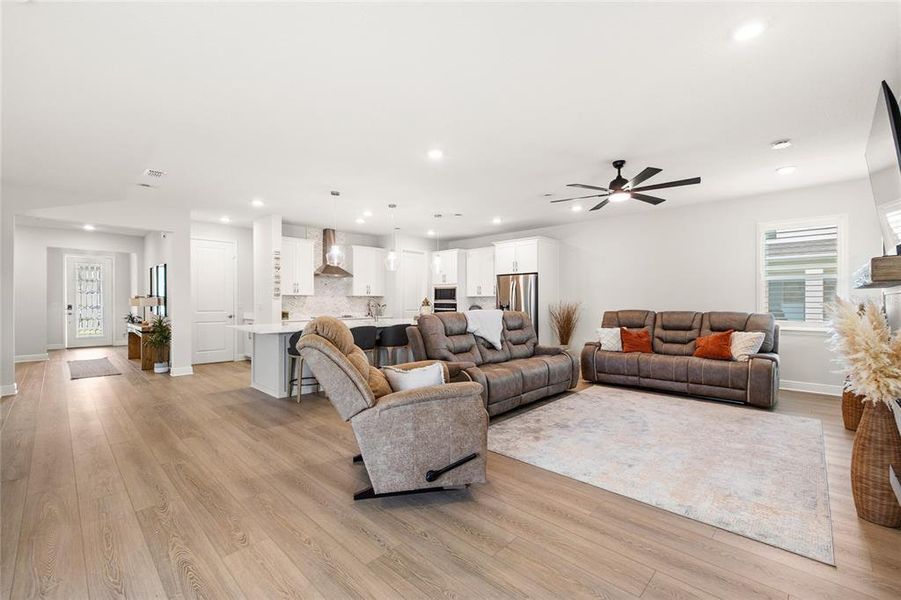 Furnished interior view inside a new home in Acuera Estates, Apopka (Image 44). Furnished interior view inside a new home in Acuera Estates, Apopka (Image 44).