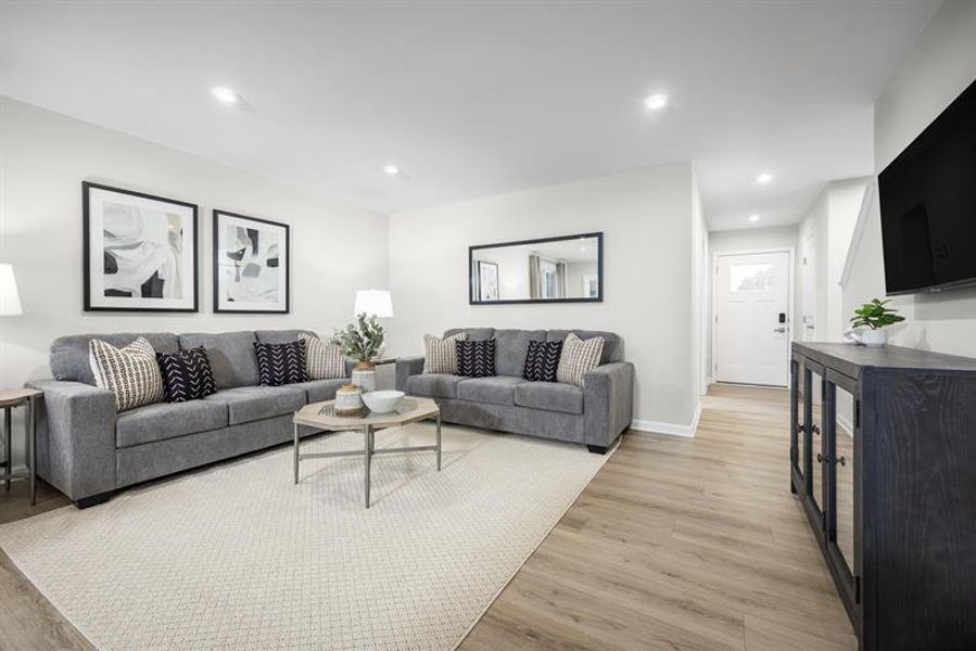 Furnished interior view inside a new home in Meadows Edge, Conway (Image 7).