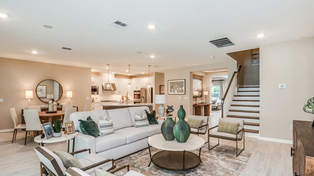 Representative furnished interior of a home built from the Armona by Taylor Morrison in Headwaters at Lofton Creek, Yulee (Image 9).