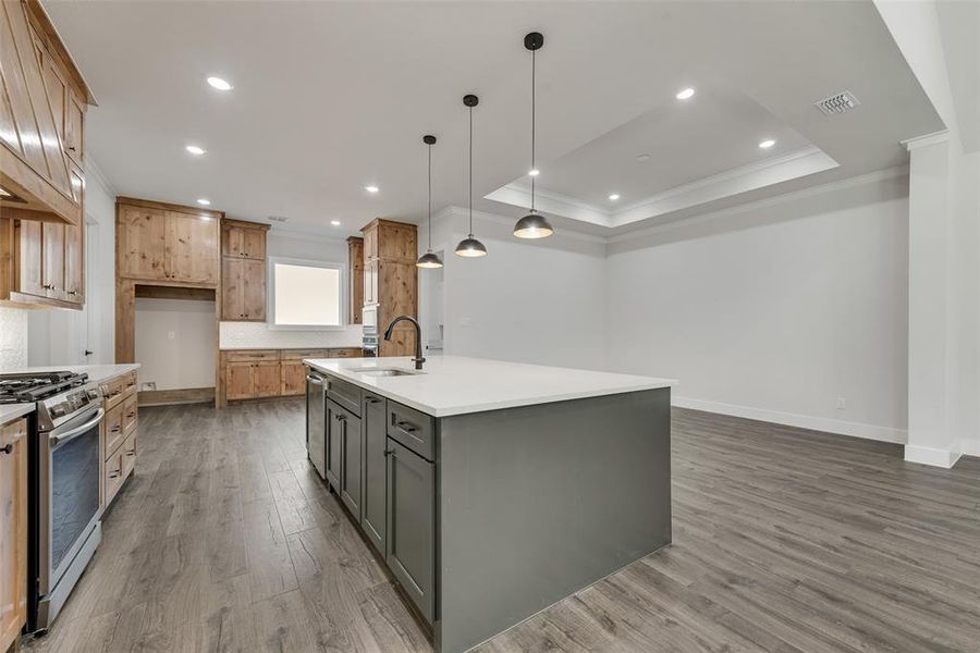 Furnished interior view inside a new home in Lincoln Pointe, Van Alstyne (Image 4). Furnished interior view inside a new home in Lincoln Pointe, Van Alstyne (Image 4).