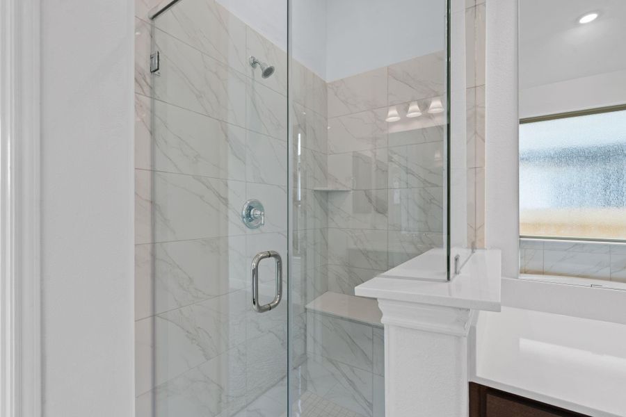 Furnished interior view inside a new home in Coastal Point, League City (Image 4).