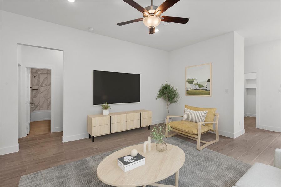 Furnished interior view inside a new home in Emory Glen, Magnolia (Image 13).