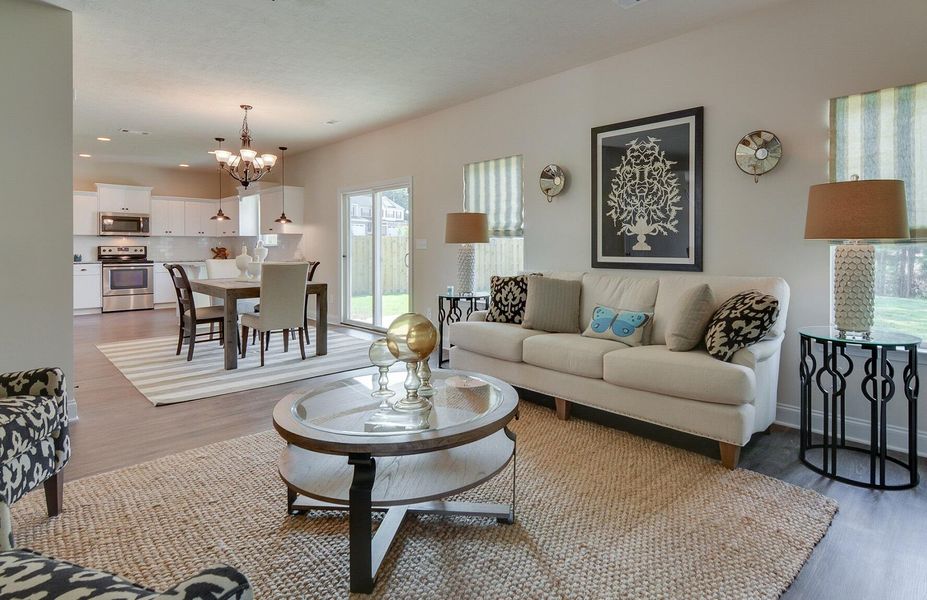Furnished interior view inside a new home in , Edgefield (Image 6).