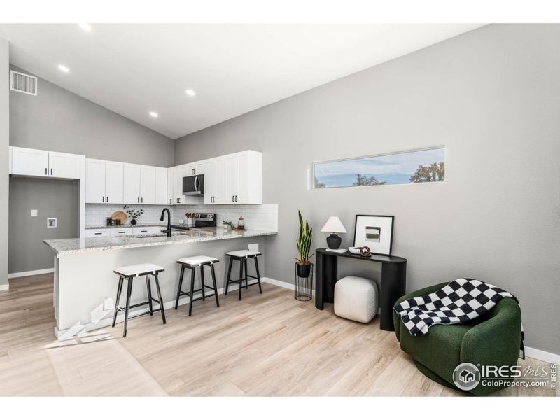 Furnished interior view inside a new home in , Evans (Image 25).