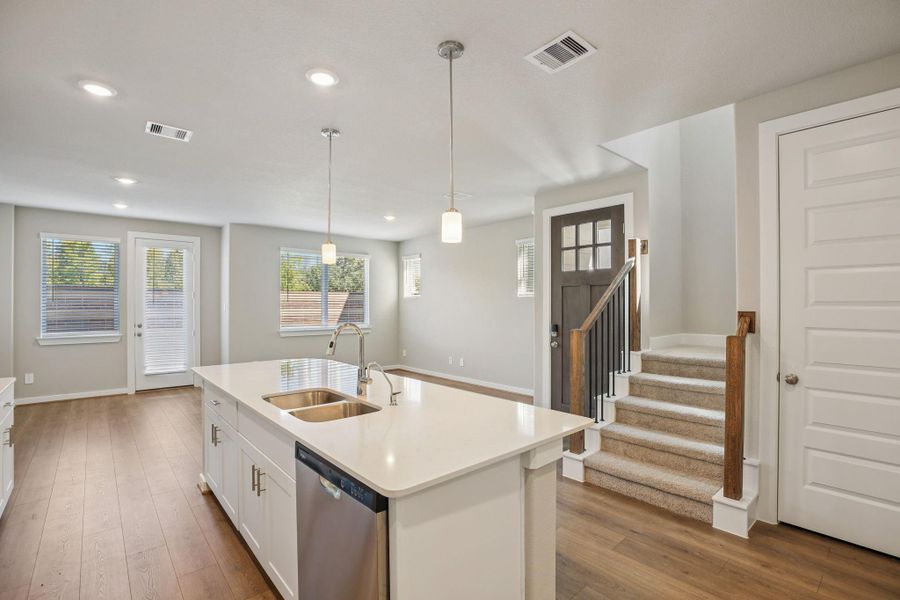 Furnished interior view inside a new home in Spring Brook Village - City Series, Houston (Image 5).