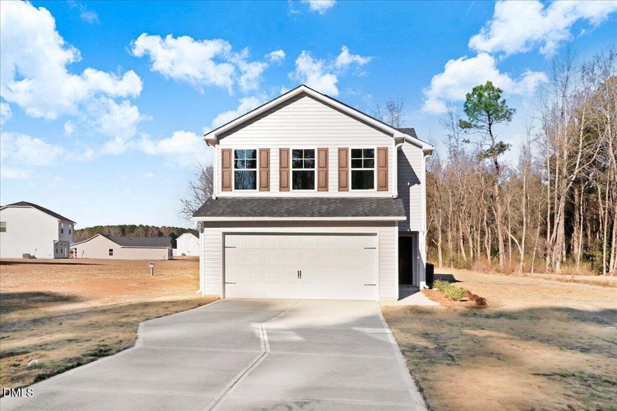01-Front exterior of new construction ho