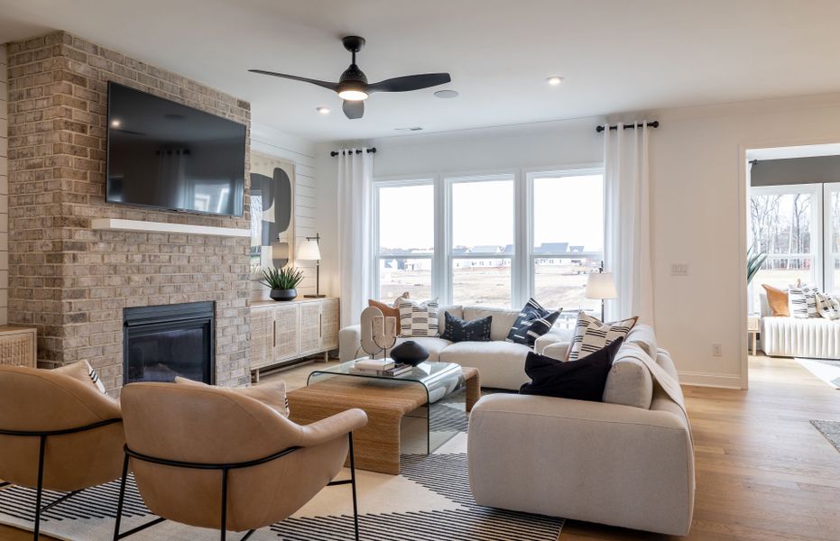 Furnished interior view inside a new home in Forest Creek, Waxhaw (Image 17).
