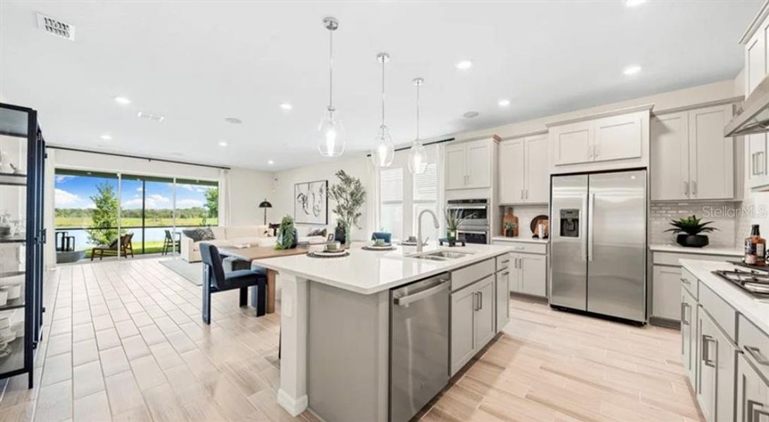 Furnished interior view inside a new home in The Waters at Center Lake Ranch, St. Cloud (Image 15).