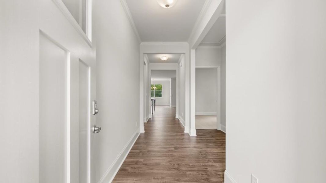 Spacious, unfurnished interior of a new home in Hamptons at Riverwood North, Dallas (Image 9).