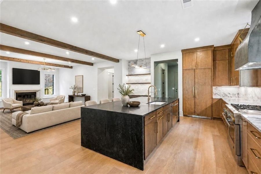 Furnished interior view inside a new home in , Atlanta (Image 13).