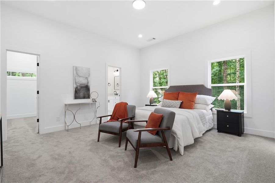 Furnished interior view inside a new home in , Pendergrass (Image 45). Furnished interior view inside a new home in , Pendergrass (Image 45).