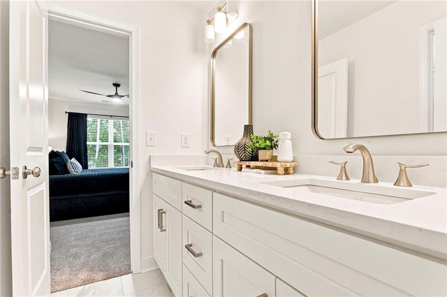 Furnished interior view inside a new home in , Conyers (Image 32).