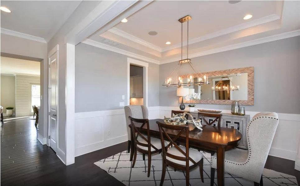 Furnished interior view inside a new home in Silverwood, Cumming (Image 5).