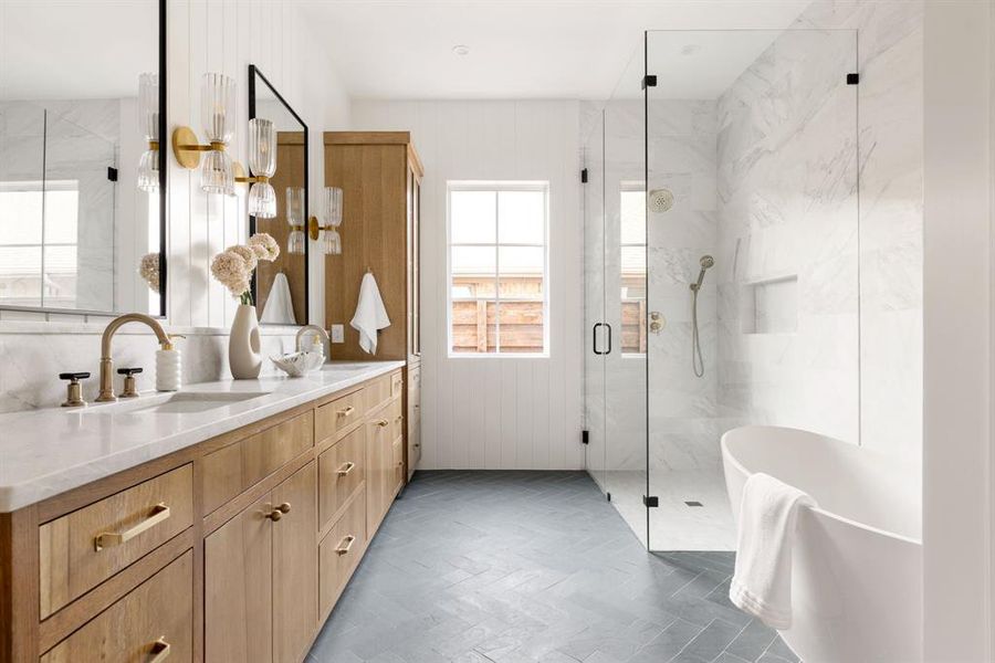 Furnished interior view inside a new home in , Dallas (Image 10). Furnished interior view inside a new home in , Dallas (Image 10).