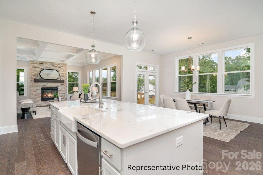 Furnished interior view inside a new home in , Cornelius (Image 11).