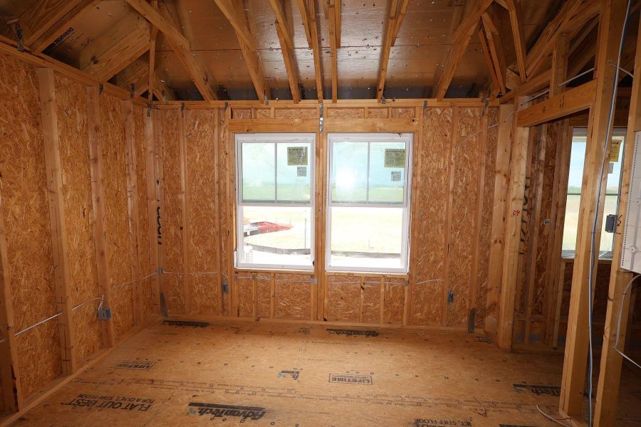 In-progress construction of a new home in Dunham Pointe, Cypress, TX (Image 10).