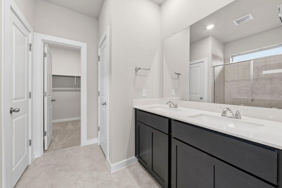 Primary Bath retreat with dual vanities